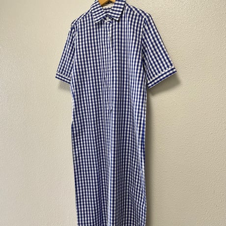 タグ付き未使用品 / LA MARINE FRANCAISE ギンガムチェック ワンピース