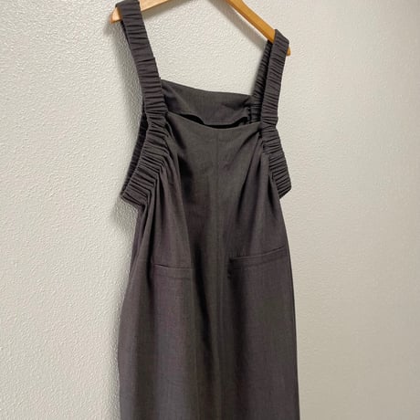 2024AW / anana  ギャザーサロペット【ブラウン】
