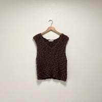 未使用品 / TORRAZZO DONNA ニットベスト【ブラウン】
