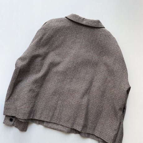 nest Robe ウールコットン ガンクラブチェックジャケット