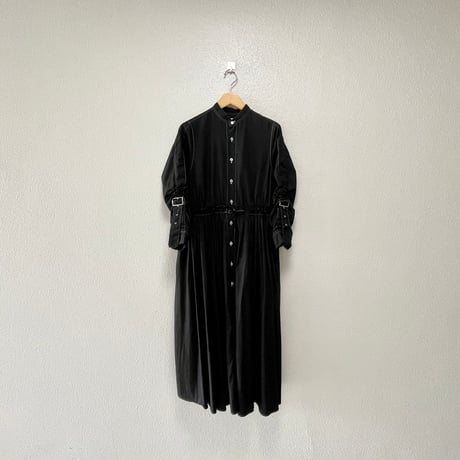 COMME des GARCONS Noir Kei Ninomiya ベルト スリーブ ノーカラーワンピース