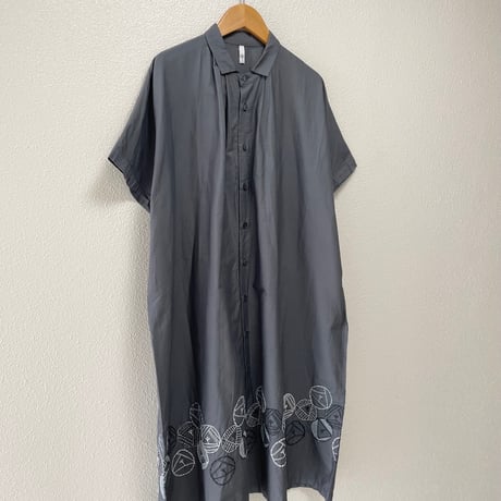 2024SS / grin GARDATION EMBROIDERY one-piece