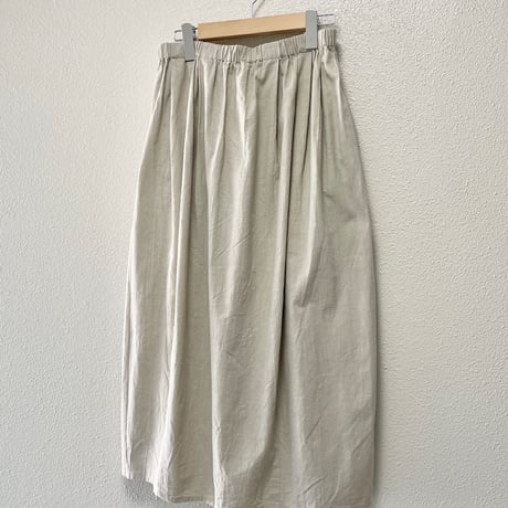 2026SS / HUIS やわらかシーチングコットンコクーンスカート