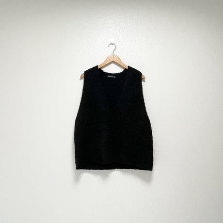 mizuiro ind ヘアリーVネックベスト
