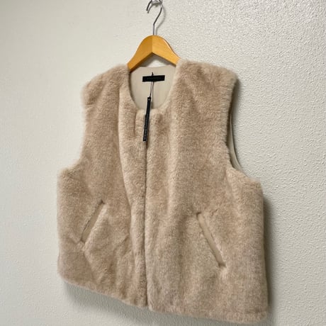 タグ付き未使用品 / 2025AW / vivapresto ファーベスト 【ベージュ】