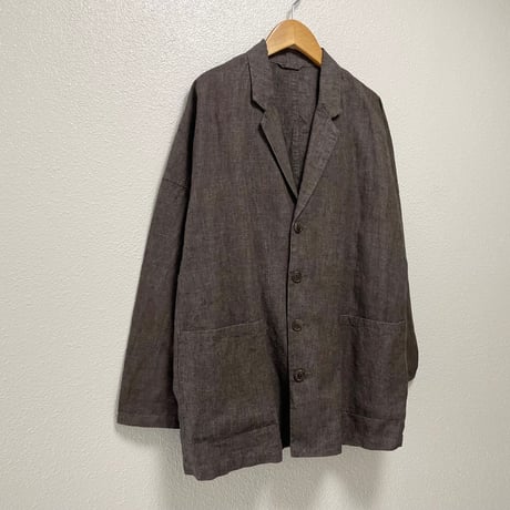 nest Robe リネンベンガラ墨汁ジャケット