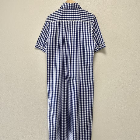 タグ付き未使用品 / LA MARINE FRANCAISE ギンガムチェック ワンピース