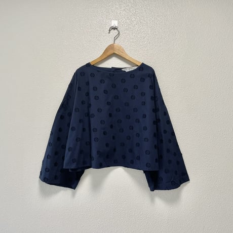 2024 / MidiUmi  dots shirt P/O ドットショートプルオーバー