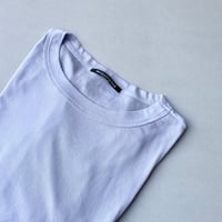 mizuiro ind ガーゼ ワイドシアーTシャツ【ライトブルー】