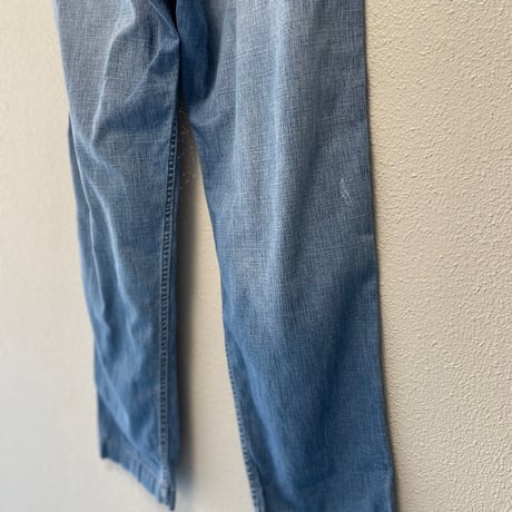 販売継続品 / GRANDMA MAMA DAUGHTER ライトデニムサイドジップテーパードパンツ 【VINTAGE WASH】
