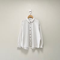 MAGALI  コットンリネンスモールカラーシャツ