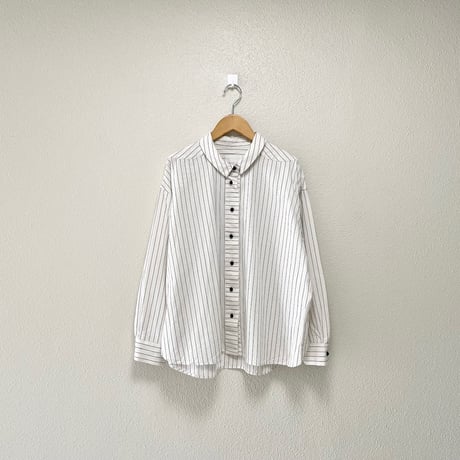 MAGALI  コットンリネンスモールカラーシャツ