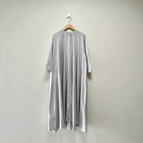 販売継続品 / 人気完売色 mizuiro ind スタンドカラーフレアロングワンピース