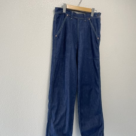 販売継続品 / GRANDMA MAMA DAUGHTER ライトデニムサイドジップテーパードパンツ 【ONE WASH】
