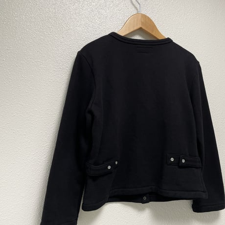 agnès b.  コットン メルトン 長袖  カーディガンプレッション”Le Classique”