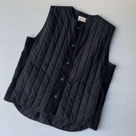 2024AW / mao made キルトｘニット切替え中綿ベスト