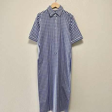 タグ付き未使用品 / LA MARINE FRANCAISE ギンガムチェック ワンピース