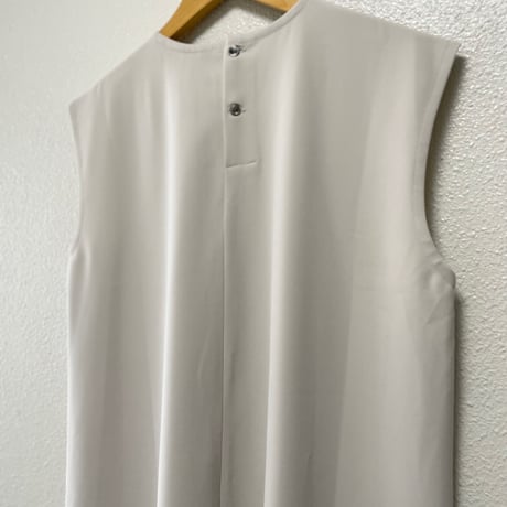 mizuiro ind ノースリーブAラインワンピース【サンドベージュ】