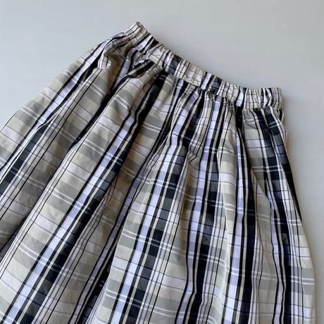 UNITED ARROWS P チェック タフタ スカート