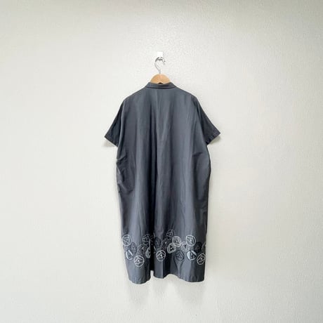 2024SS / grin GARDATION EMBROIDERY one-piece