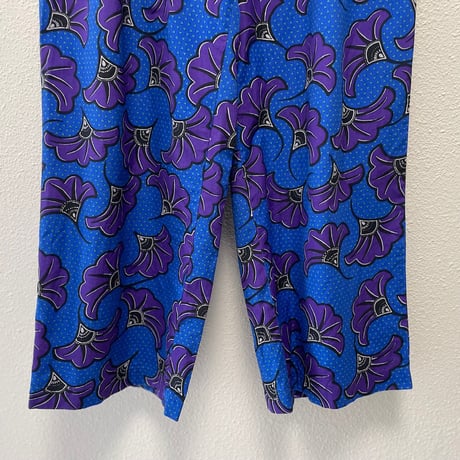 LE GLAZIK ドローストリングパンツ 【ブルー size34】