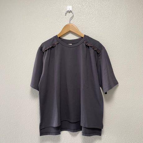 【4色展開】select 肩フリルデザインカットソー