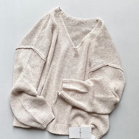 タグ付き未使用品 / 2025SS / JOURNAL STANDARD テープヤーンVプルオーバー