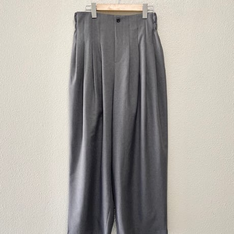 mizuiro ind ハイウエストタックパンツ