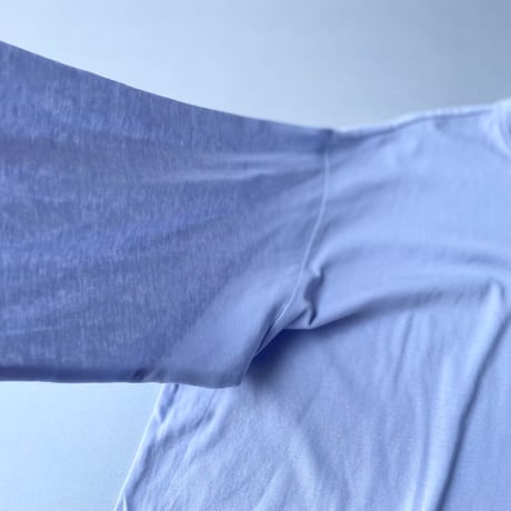 mizuiro ind ガーゼ ワイドシアーTシャツ【ライトブルー】