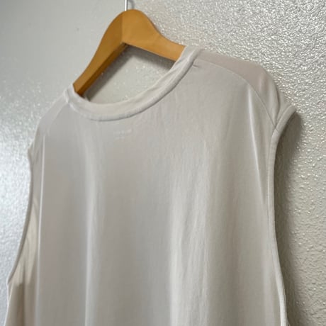 2023SS / evam eva cotton sleeveless pullover