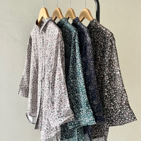 【4色展開】select 小花柄ブラウス