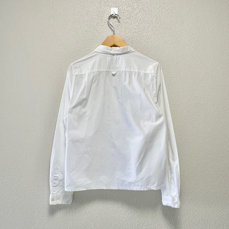 MHL. コットンラウンドカラーブラウス