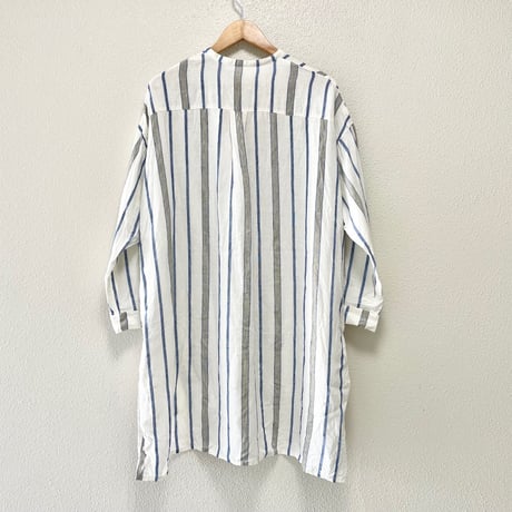2023SS / nest Robe リネンマルチストライプシャツ
