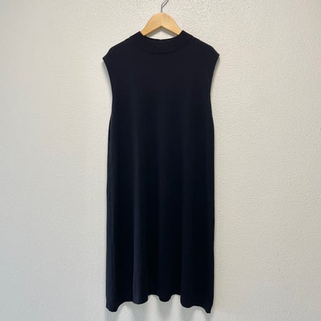 mizuiro ind ノースリーブニットワンピース【ブラック】