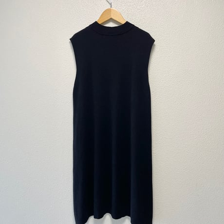 mizuiro ind ノースリーブニットワンピース【ブラック】