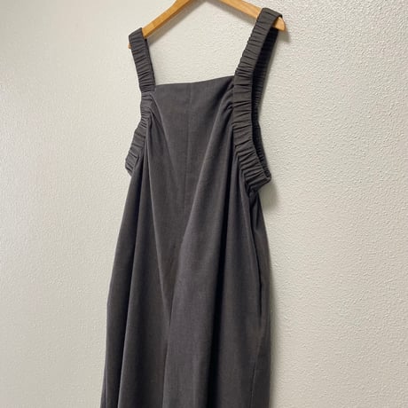 2024AW / anana  ギャザーサロペット【ブラウン】
