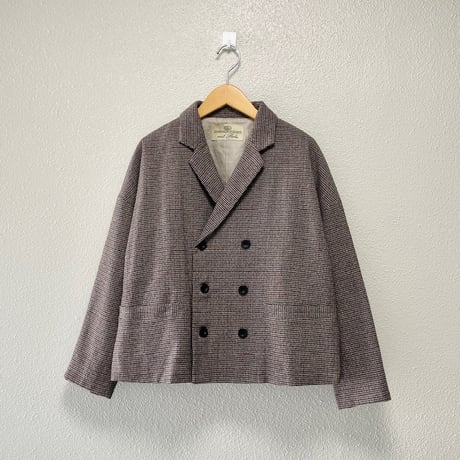 nest Robe ウールコットン ガンクラブチェックジャケット
