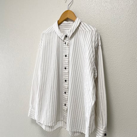 MAGALI  コットンリネンスモールカラーシャツ
