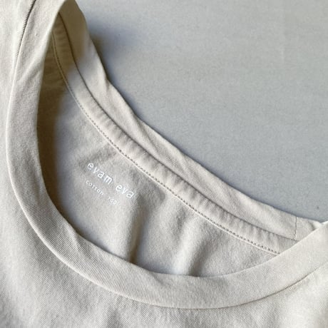 2023SS / evam eva cotton sleeveless pullover
