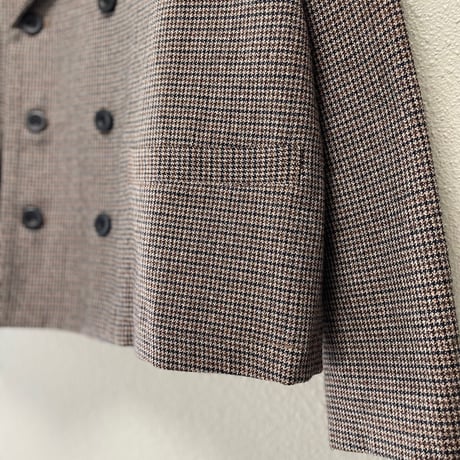 nest Robe ウールコットン ガンクラブチェックジャケット