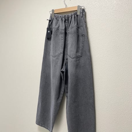 タグ付き未使用品 / 2026AW / 販売継続品 / Brocante 12ozリングBKデニム アンプリッセパンツ 【ブラック】