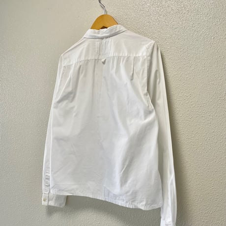 MHL. コットンラウンドカラーブラウス