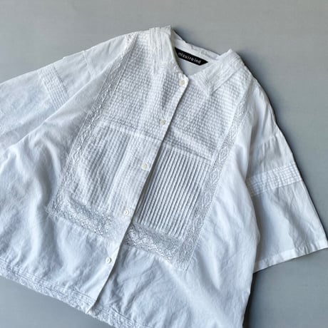 mizuiro ind レースパターンシャツ