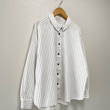MAGALI  コットンリネンスモールカラーシャツ