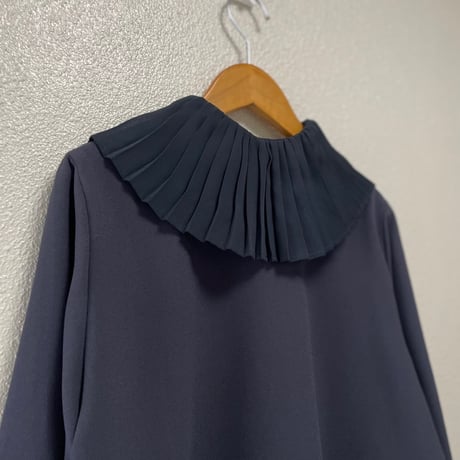 2024AW / 人気完売品 mizuiro ind プリーツカラーシャツ