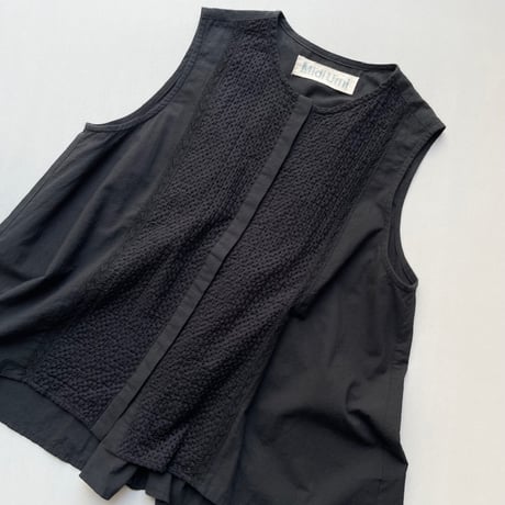 MidiUmi レースノースリーブブラウス