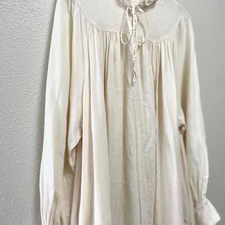 nest Robe リネンフリルカラーヨークワンピース