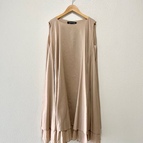 定番品 /  mizuiro ind ダブルヘムロングワンピース