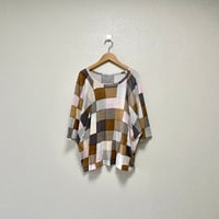 minaperhonen jelly  コットンプリントドルマンスリーブ カットソー