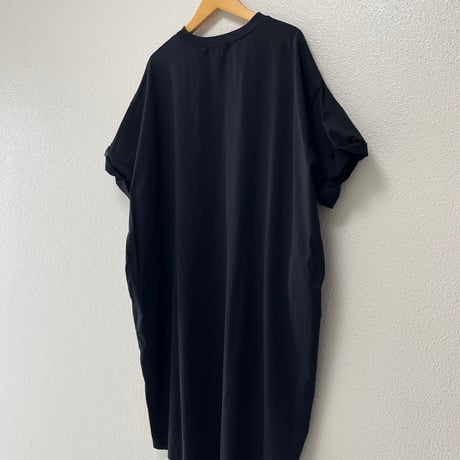 mizuiro ind ロールアップスリーブワイドワンピース